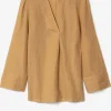 Beige linnetunika