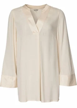 Beige satintunika