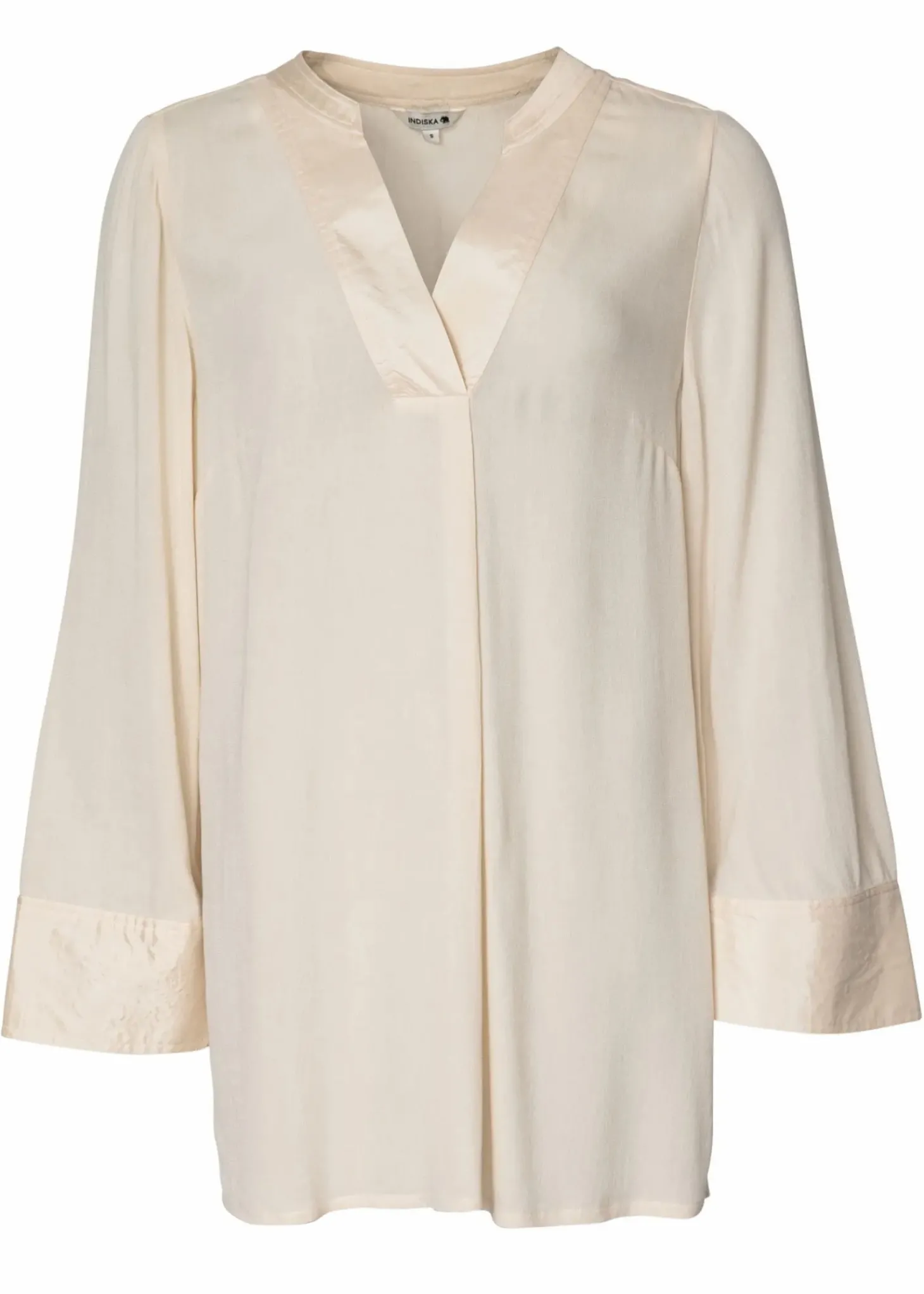 Beige satintunika