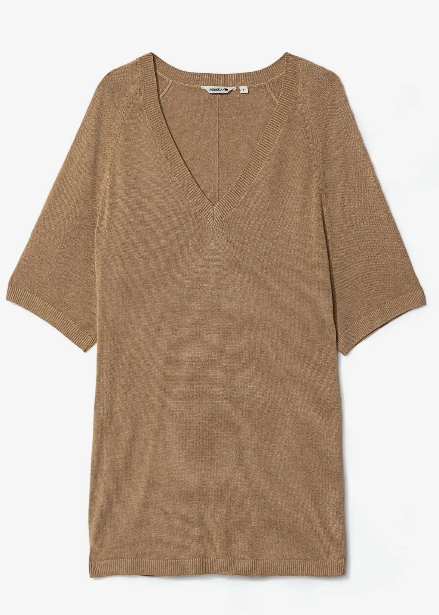 Beige stickad tröja