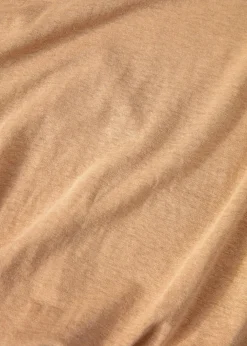 Beige tröja i linblandning