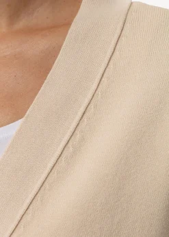 Finstickad cardigan