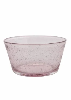 Glasskål med bubblor