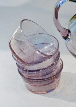 Glasskål med bubblor