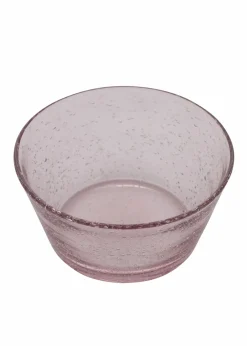 Glasskål med bubblor