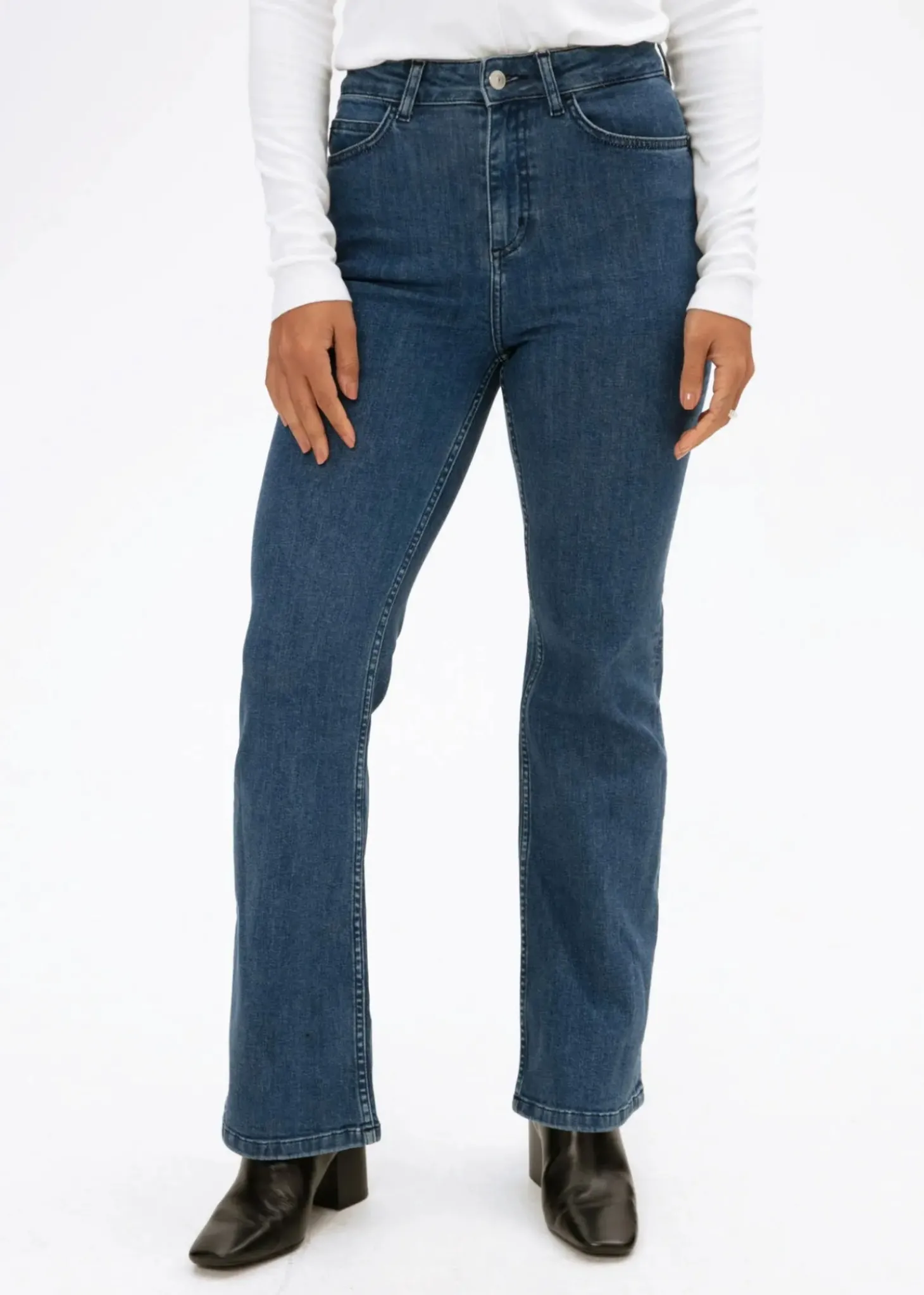 Högmidjade jeans