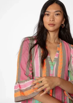 Kort jacquard-vävd tunika