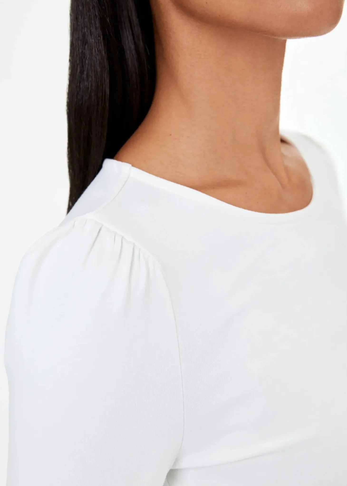 Långärmad jerseytröja