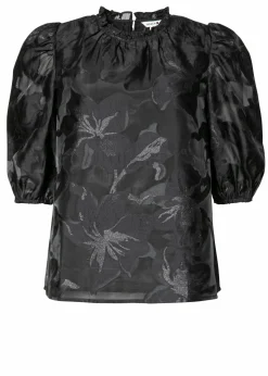 Mönstrad jacquardblus