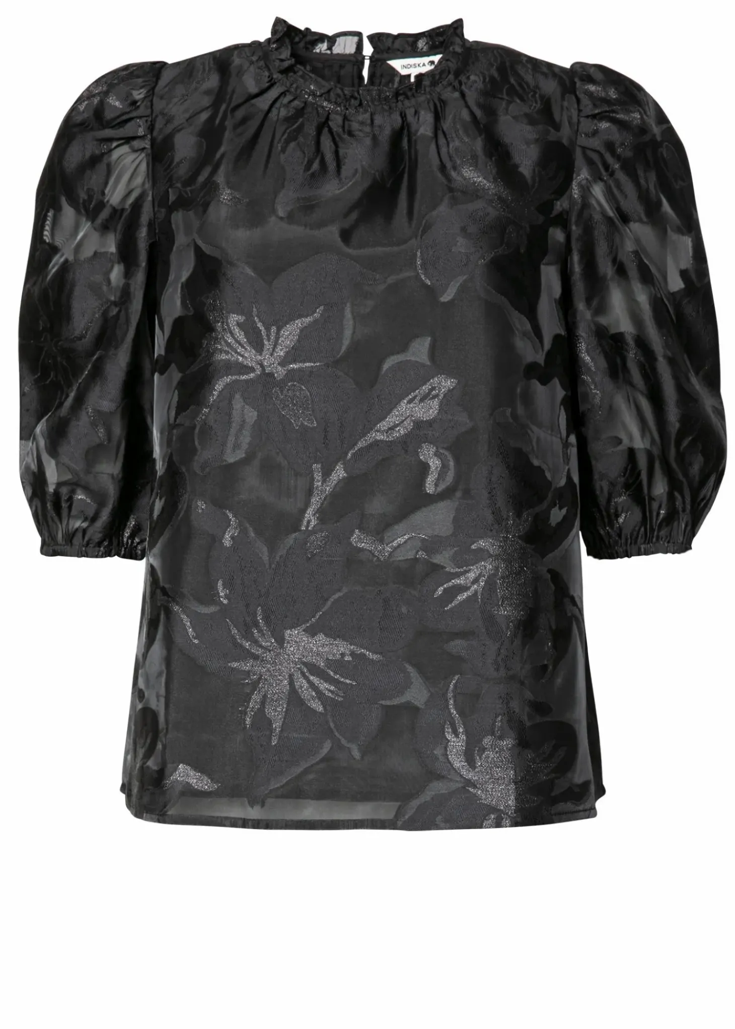 Mönstrad jacquardblus