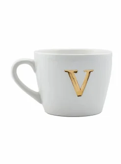 Mugg med bokstav