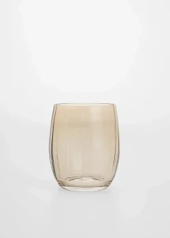 Räfflat dricksglas