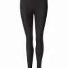 Ribbade leggings i jersey