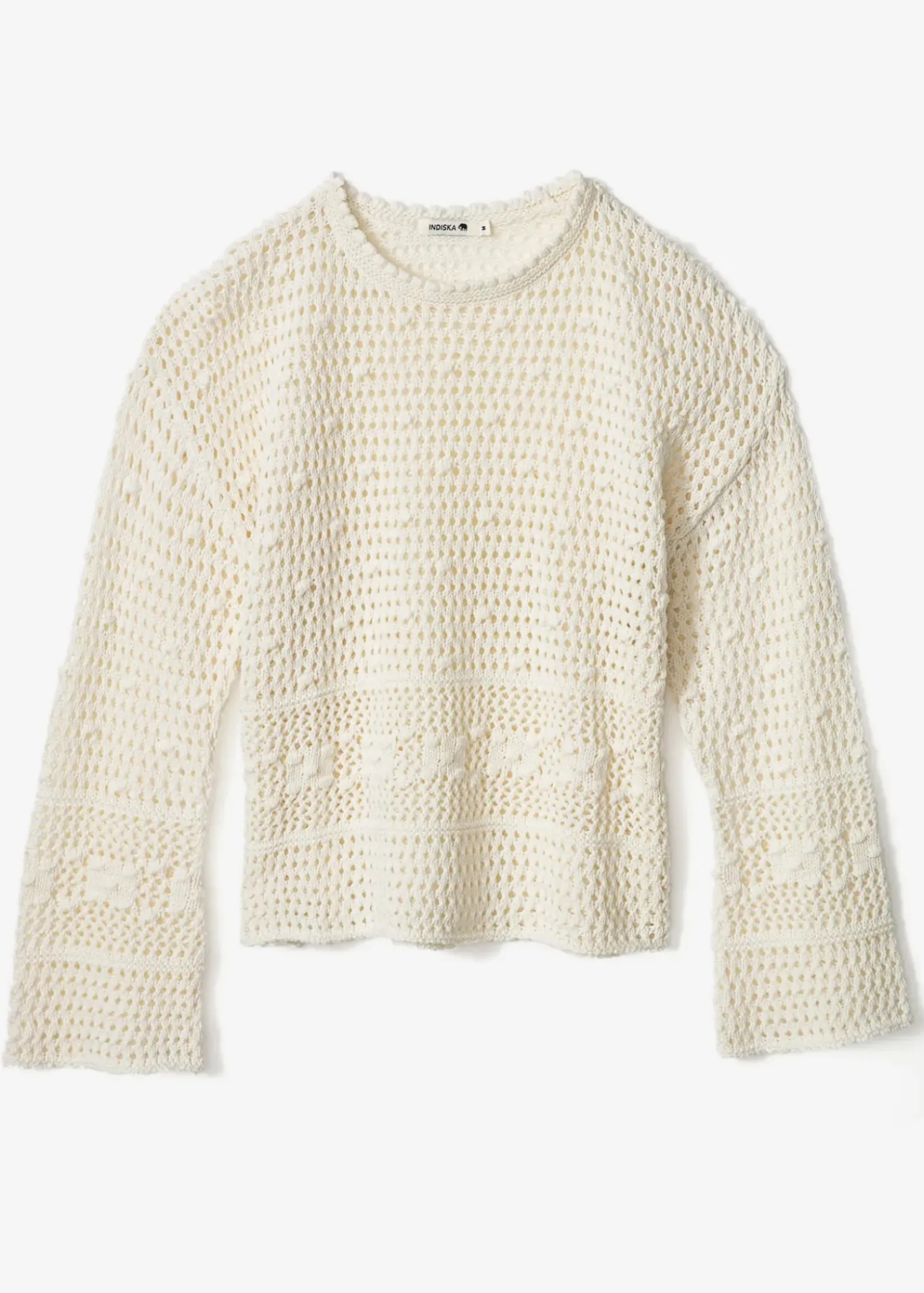 Stickad bomullströja