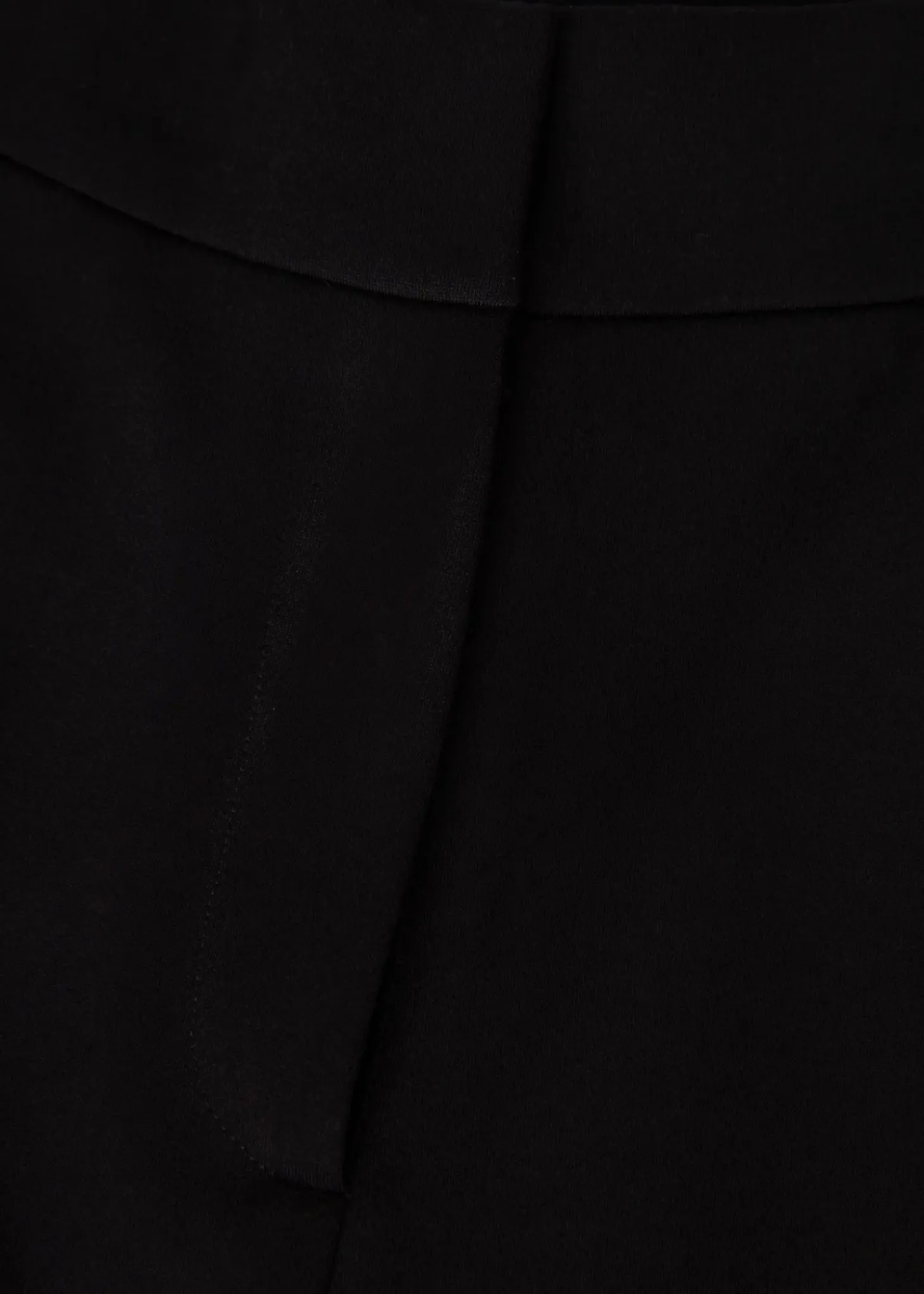Svarta ankellånga jerseybyxor