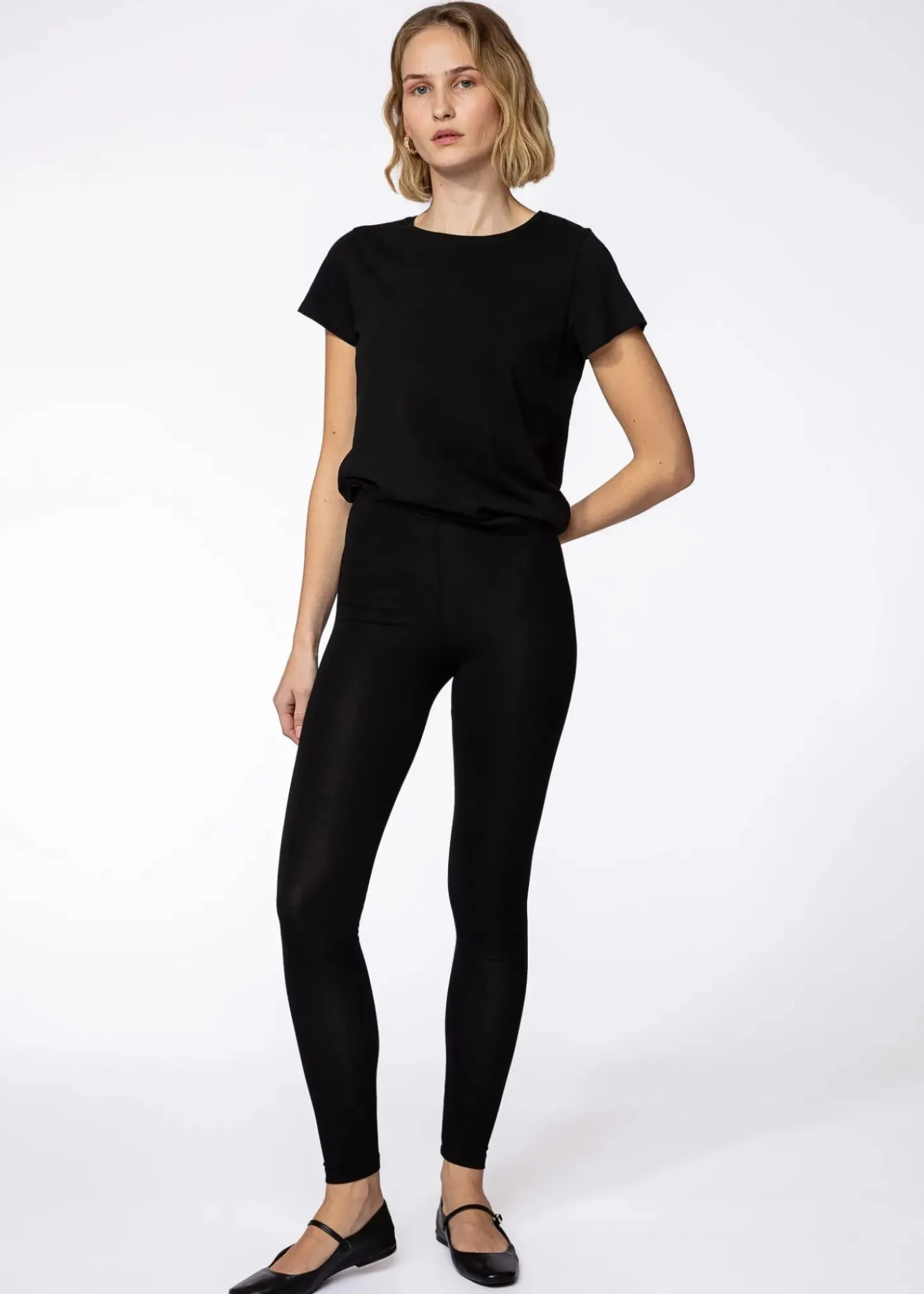 Svarta leggings