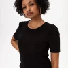 T-shirt med puffärm