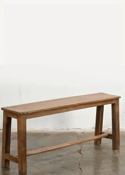 Vintage träbänk