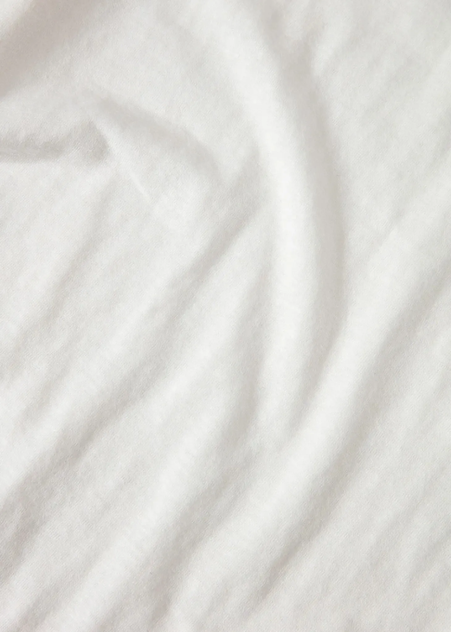 Vit t-shirt i linblandning